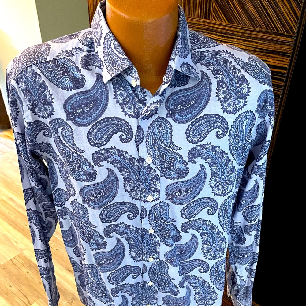 Men’s Etro paisley button down